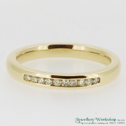 18ct Half Eternity Diamond Ring