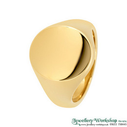 9ct Traditional Oval Signet Ring (20mm x 16mm)
