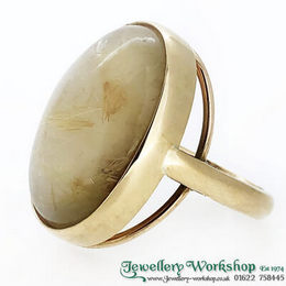 9ct Rutilated Quartz Ring