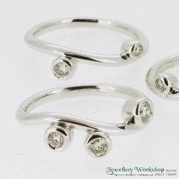 18ct Diamond Stacker Rings