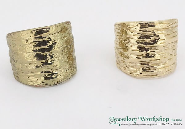 Chunky 9ct gold on sale ring
