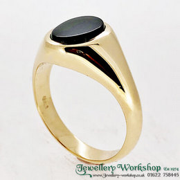 9ct Onyx Signet Ring