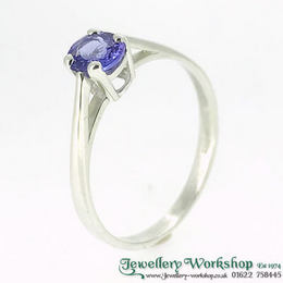 Silver Tanzanite Ring