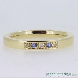 Tanzanite and Diamond Ring