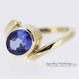 Tanzanite Twist Ring