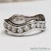 18ct Diamond Wave Eternity Ring - view 1