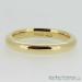 High Dome 18ct Gold Wedding Ring - view 3