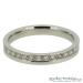 Platinum Offset Diamond Ring - view 1