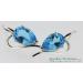 Sterling Silver Blue Topaz Earrings - view 3