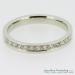 Platinum Offset Diamond Ring - view 3