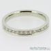 Platinum Offset Diamond Ring - view 3