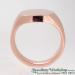 9ct Rose Gold Oval Signet RIng - view 3