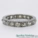 Full Eternity Ring set with 2.15ct Old Cut Diamonds - view 3