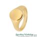 9ct Traditional Oval Signet Ring (13mm x 11mm) - view 1