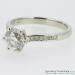 2ct  Diamond  Platinum Twist Ring - view 2