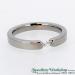 Titanium Tension Set Diamond Ring - view 2