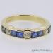 18ct Sapphire and Diamond Ring - view 2