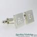 Silver Breaking Bad Style Silver Cufflinks - view 2