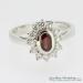Ruby & Diamond Cluster Ring - view 4