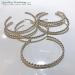 Silver Twisted Bangle - view 3