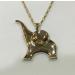 9ct Gold Elephant Pendant - view 2