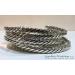 Silver Twisted Bangle - view 2