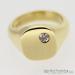 18ct Diamond Set Signet Ring - view 1