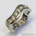 18ct Diamond Wave Eternity Ring - view 2