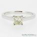 18ct White Gold 0.50ct Princess Cut Diamond Ring - view 1